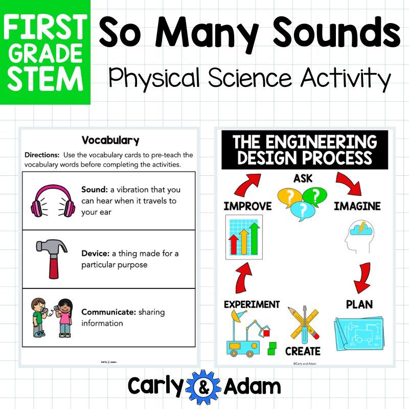 1st Grade Science Lesson So Many Sounds Communication STEM Challenge — preview 5