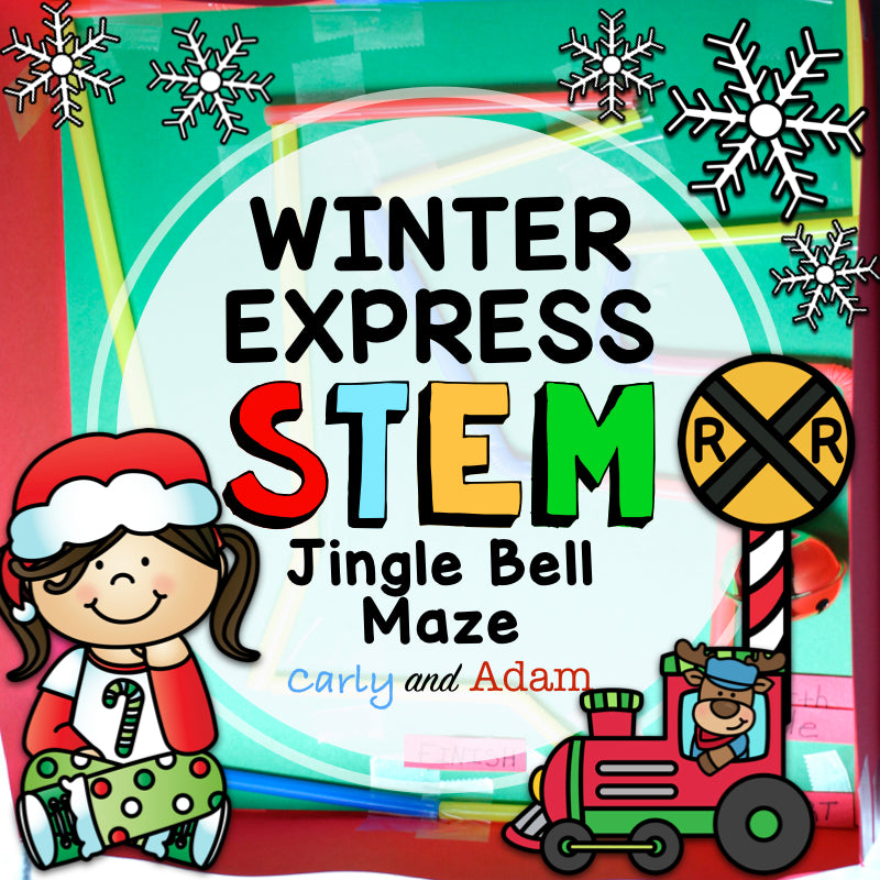 Polar Express Jingle Bell Maze Christmas STEM Activity