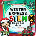Polar Express Jingle Bell Maze Christmas STEM Activity