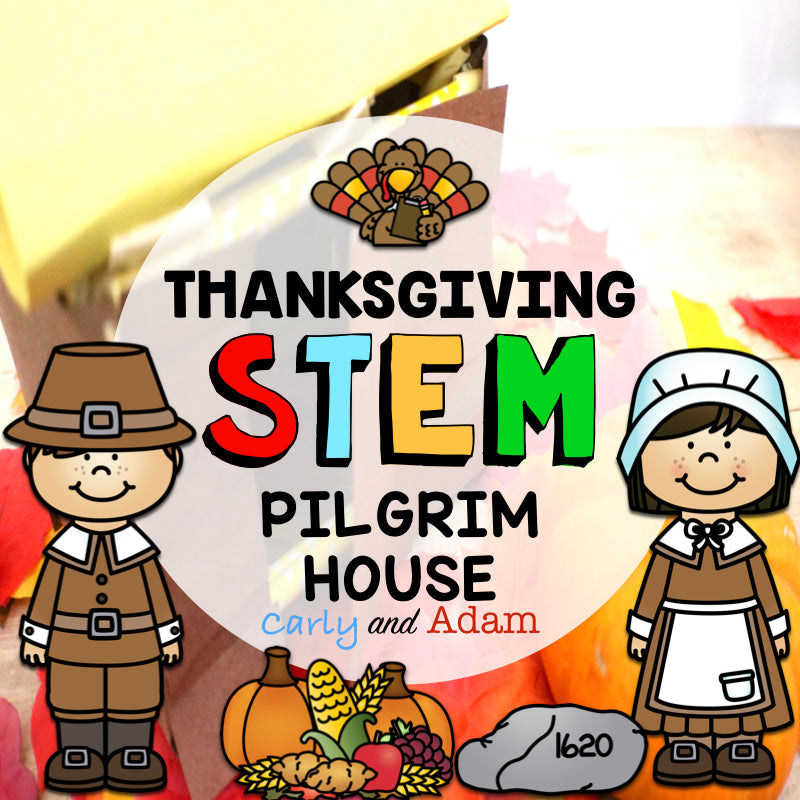 Build a Pilgrim House Thanksgiving STEM Activity