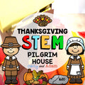 Build a Pilgrim House Thanksgiving STEM Activity