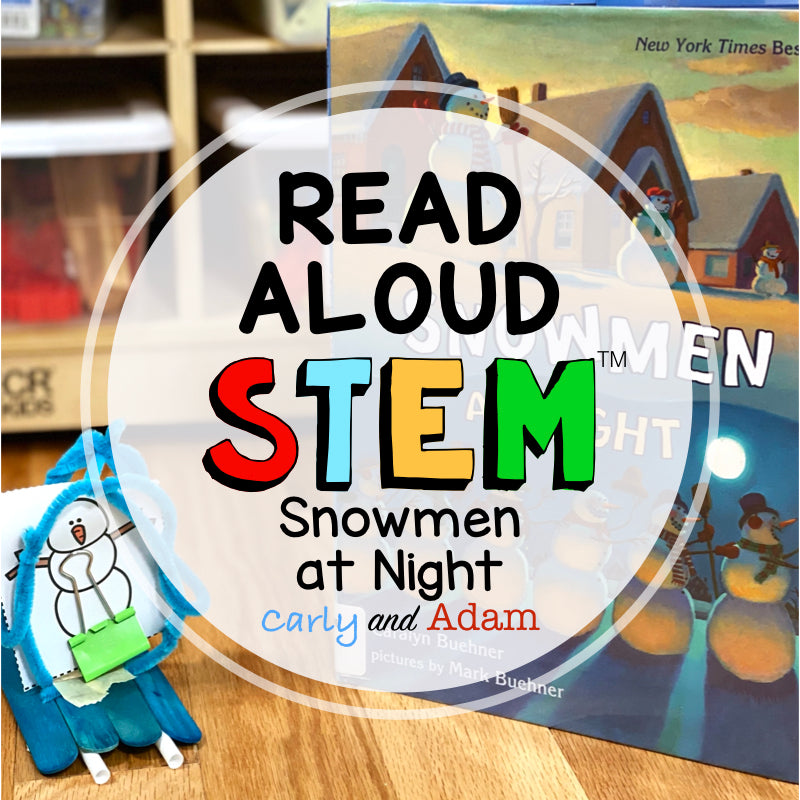 Snowmen at Night Winter READ ALOUD STEM Activity