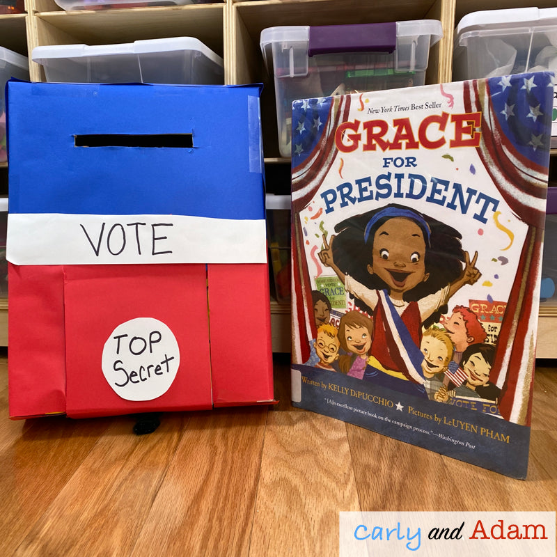 Grace for President READ ALOUD STEM Challenge Election Activity