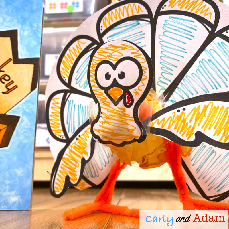 A Plump and Perky Turkey Thanksgiving STEAM Activity