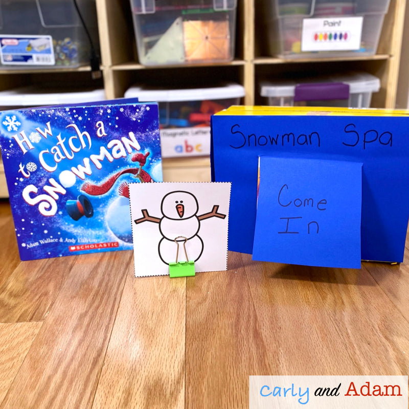 How to Catch a Snowman Winter READ ALOUD STEM Activity