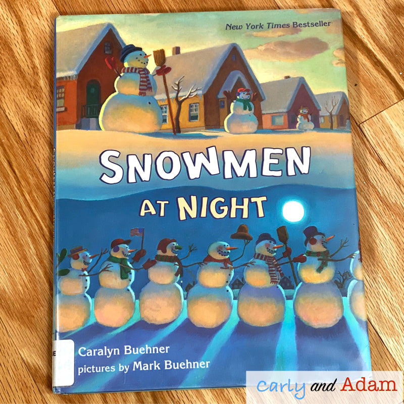Snowmen at Night Winter READ ALOUD STEM Activity