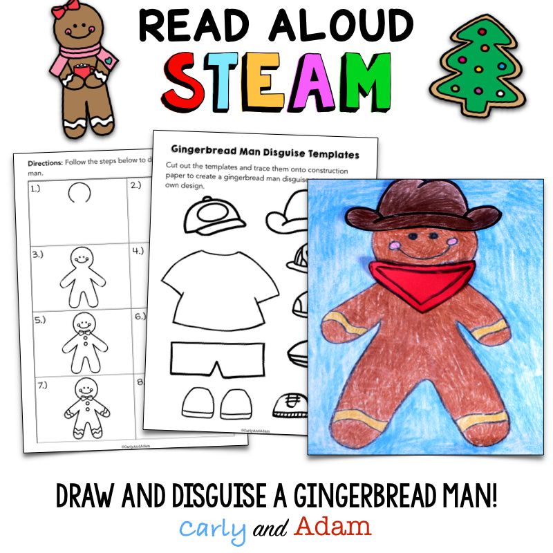 The Gingerbread Man STEAM Christmas Activity with Chatterpix Extension
