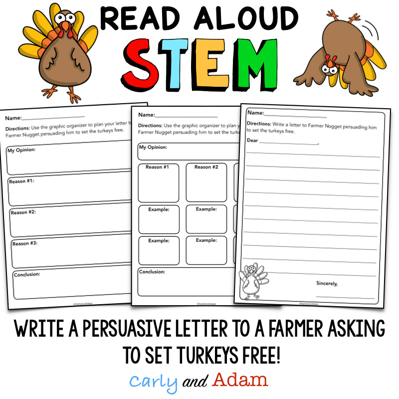 Twas the Night Before Thanksgiving READ ALOUD STEM™ Activity