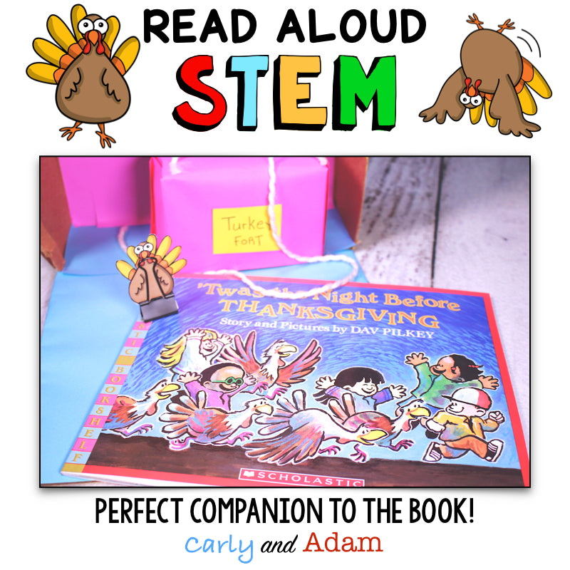 Twas the Night Before Thanksgiving READ ALOUD STEM™ Activity