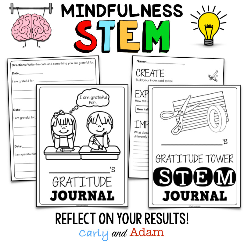 Gratitude Tower Mindfulness STEM Activity