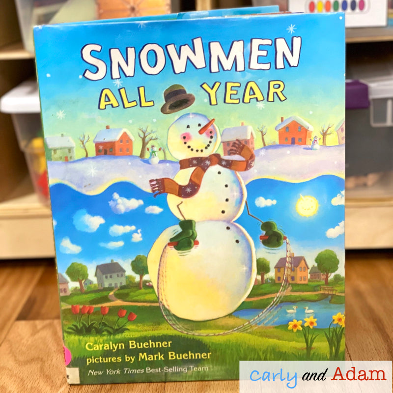 Snowmen All Year Winter Science Experiment READ ALOUD STEM Activity
