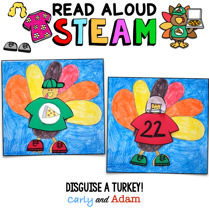 Turkey Trouble Thanksgiving READ ALOUD STEAM™ Activity