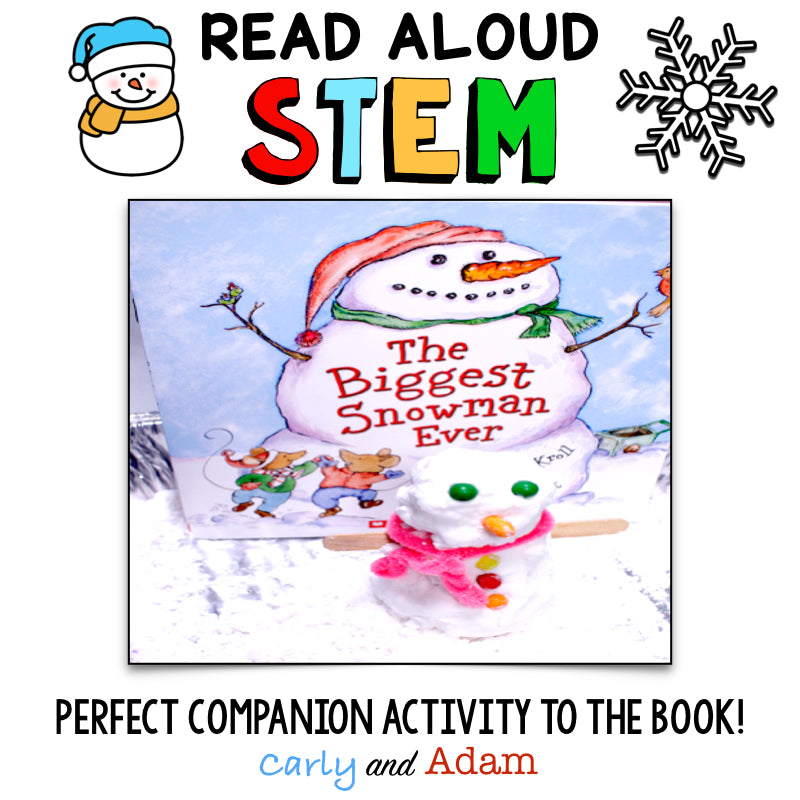 The Biggest Snowman Ever Fake Snow Maker Winter READ ALOUD STEM™ Activity