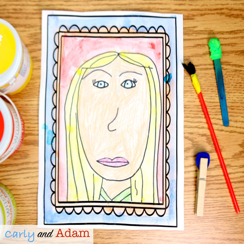Frida Kahlo Hispanic Heritage Month READ ALOUD STEAM Activity