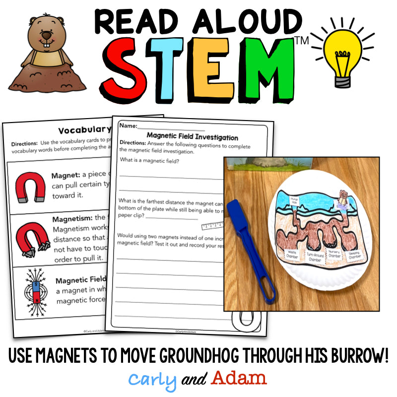 Groundhog Gets a Say READ ALOUD STEM Activity