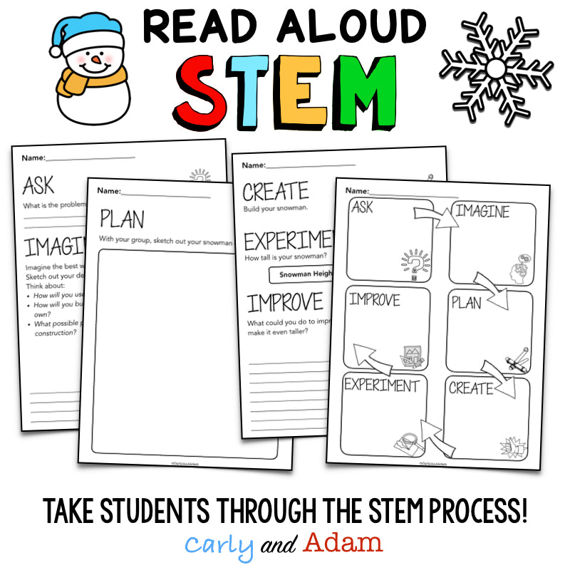 The Biggest Snowman Ever Fake Snow Maker Winter READ ALOUD STEM™ Activity