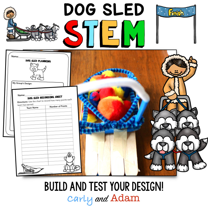 Iditarod Dog Sled STEM Activity