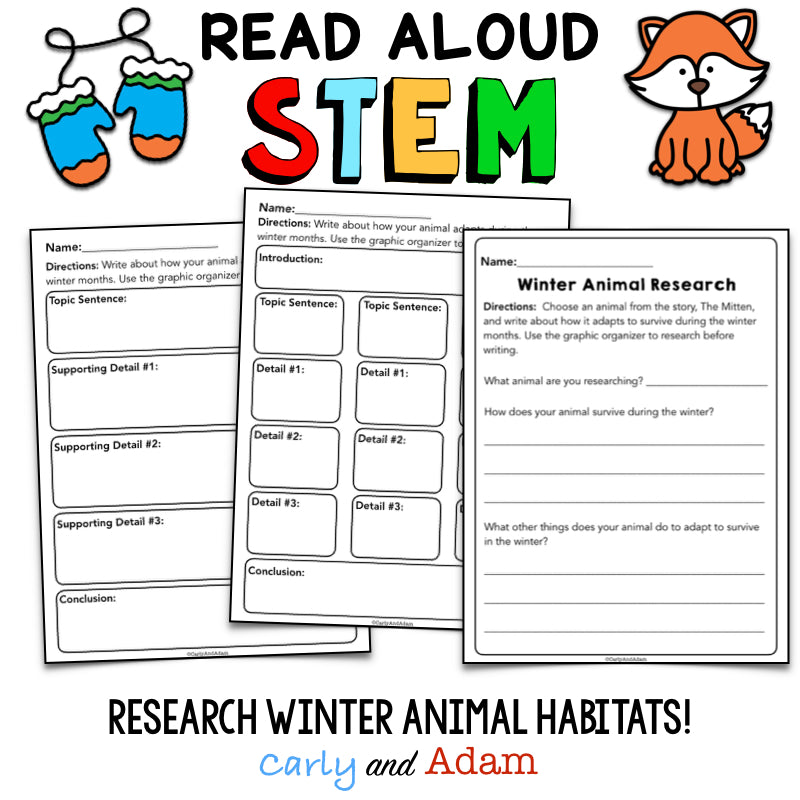 The Mitten Winter READ ALOUD STEM™ Activity