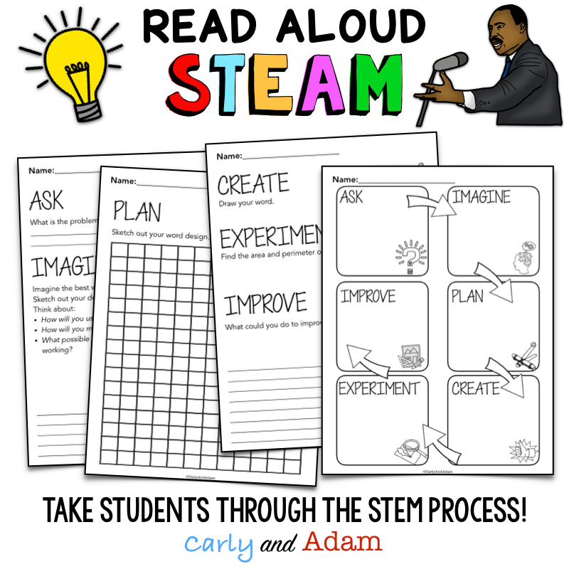 Martins Big Words Activity READ ALOUD STEAM™ Activity