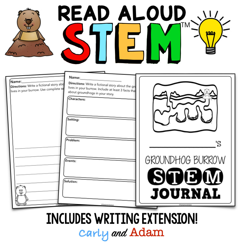 Groundhog Gets a Say READ ALOUD STEM Activity