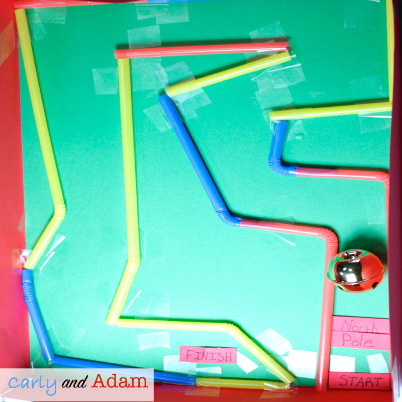 Polar Express Jingle Bell Maze Christmas STEM Activity