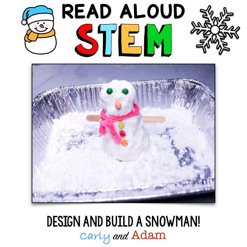 The Biggest Snowman Ever Fake Snow Maker Winter READ ALOUD STEM™ Activity
