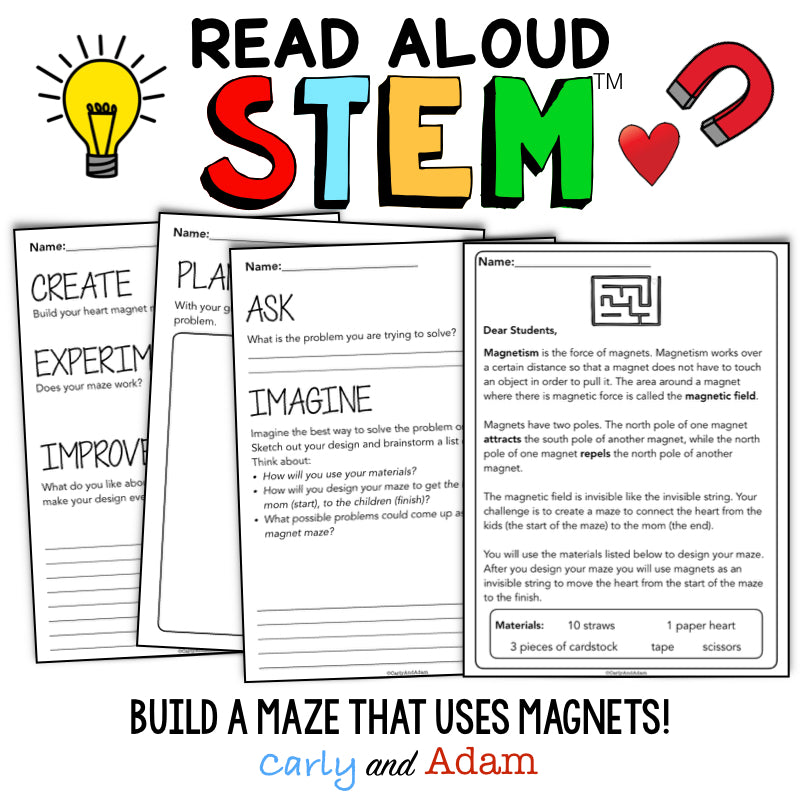 The Invisible String READ ALOUD STEM Valentines Day Activity