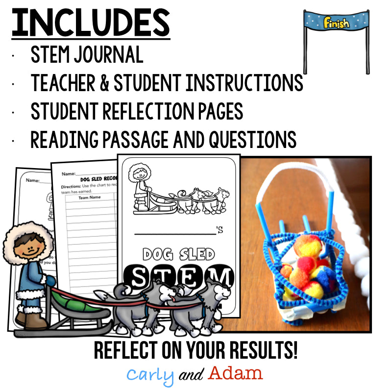 Iditarod Dog Sled STEM Activity