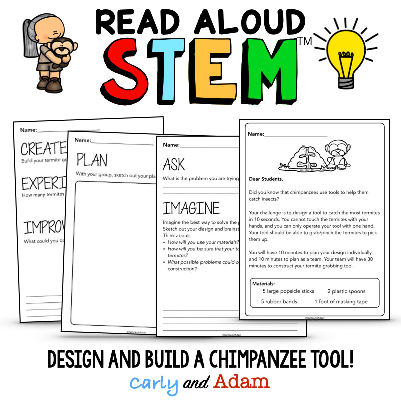 Jane Goodall The Watcher READ ALOUD STEM Activity