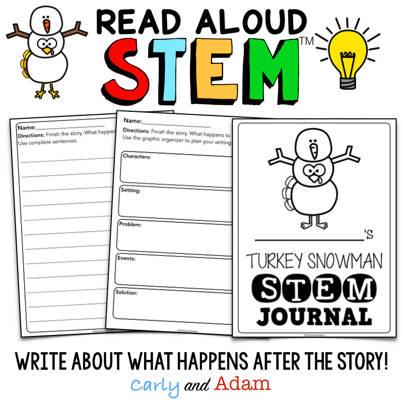 Turk and Runt Disguise a Turkey Thanksgiving READ ALOUD STEM™ Activity