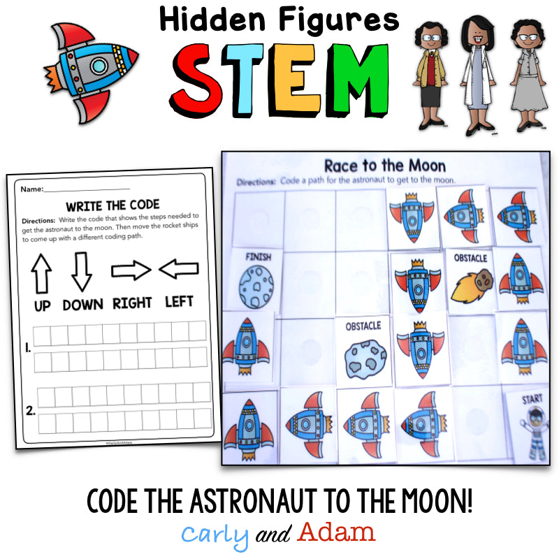 Hidden Figures Black History Month Coding Activity