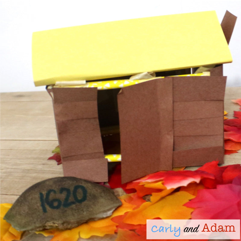 Build a Pilgrim House Thanksgiving STEM Activity