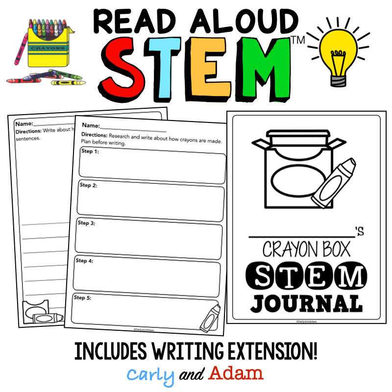 The Crayon Man READ ALOUD STEAM Activity