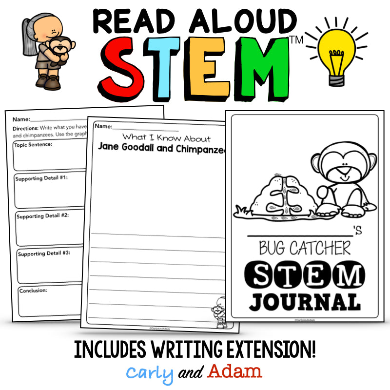 Jane Goodall The Watcher READ ALOUD STEM Activity