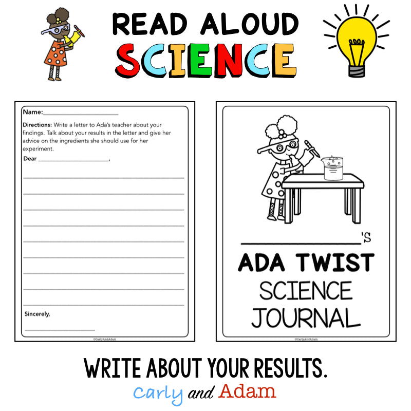 Elephant Toothpaste Experiment  Ada Twist, Scientist Scientific Method Activity