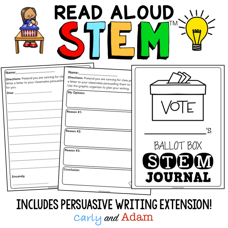 Grace for President READ ALOUD STEM Challenge Election Activity
