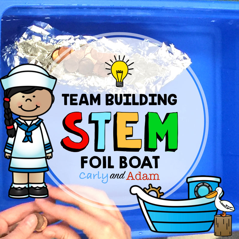 Foil Boat Team Building Activities STEM Ice Breaker Sink or Float Experiment