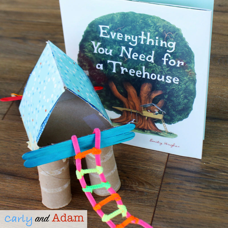 Everything You Need for a Treehouse READ ALOUD STEM Activity