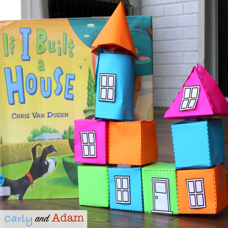 If I Built a House READ ALOUD STEM Activity 3D Shapes