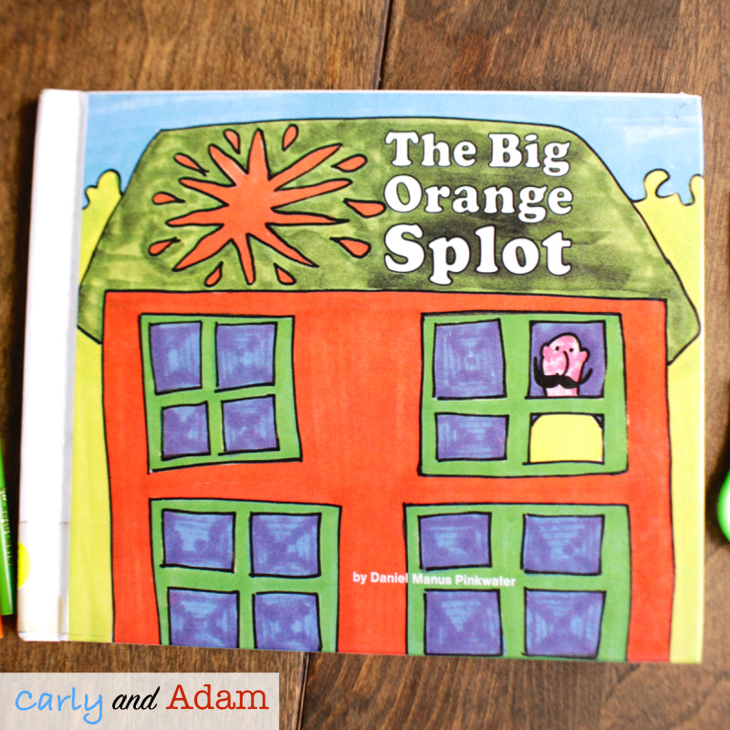 The Big Orange Splot Back to School READ ALOUD STEAM Activity