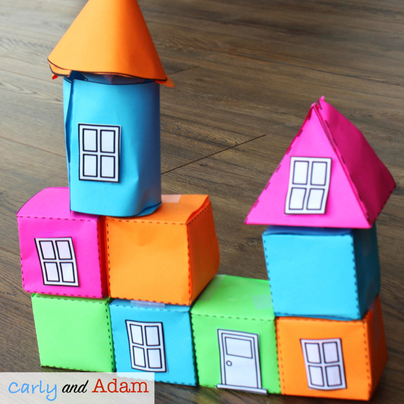 If I Built a House READ ALOUD STEM Activity 3D Shapes