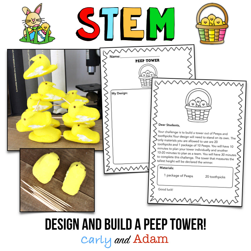 Peep Tower STEM Activity