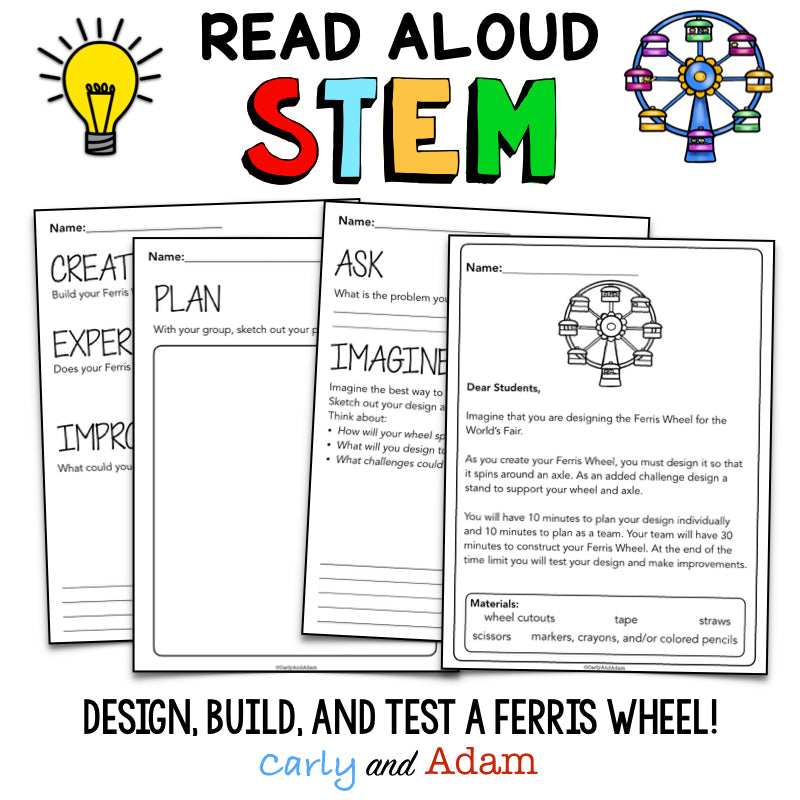 Mr. Ferris and His Wheel READ ALOUD STEM Activity