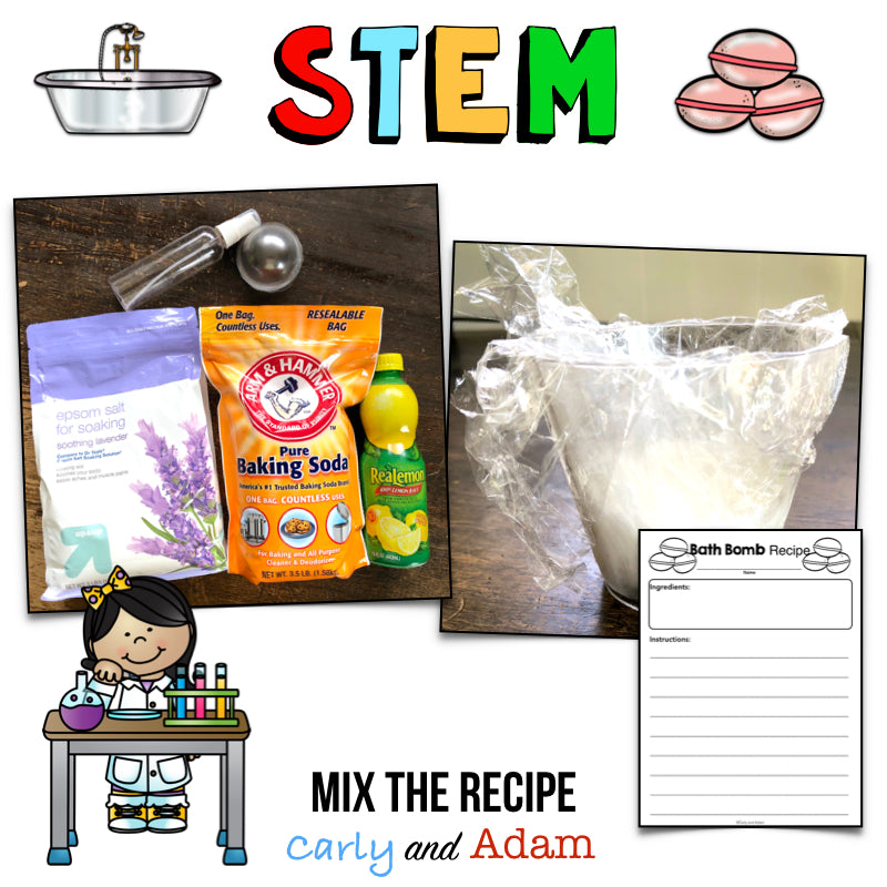 Mothers Day Bath Bomb STEM Activity