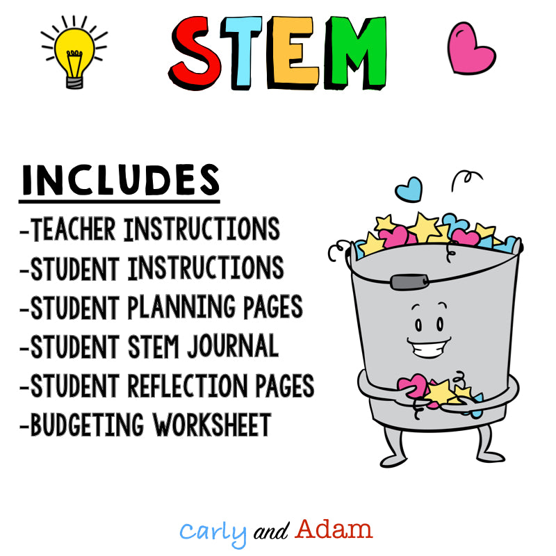 Bucket Filler Read Aloud STEM Activity