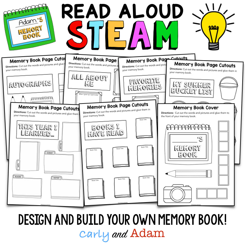 Last Day Blues Last Day of School READ ALOUD STEAM Activity