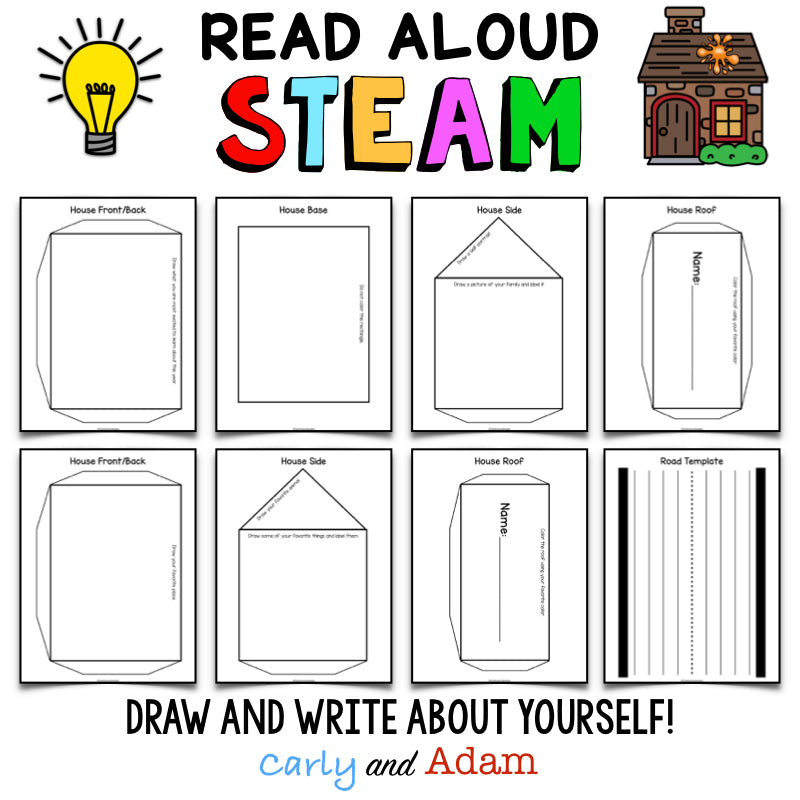 The Big Orange Splot Back to School READ ALOUD STEAM Activity