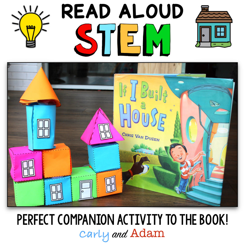 If I Built a House READ ALOUD STEM Activity 3D Shapes