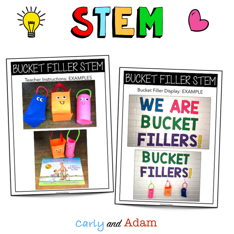 Bucket Filler Read Aloud STEM Activity