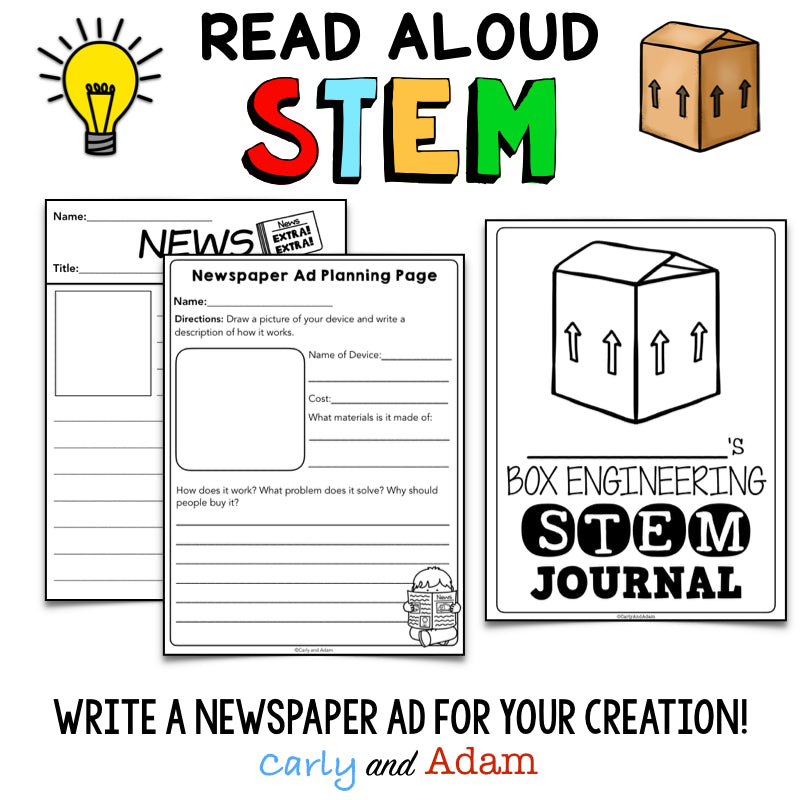 What to Do with a Box READ ALOUD STEM Challenge